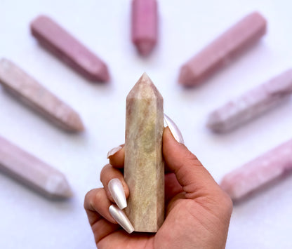 Peruvian Pink Opal Tower 97g #4