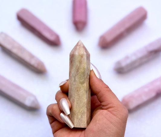 Peruvian Pink Opal Tower 97g #4