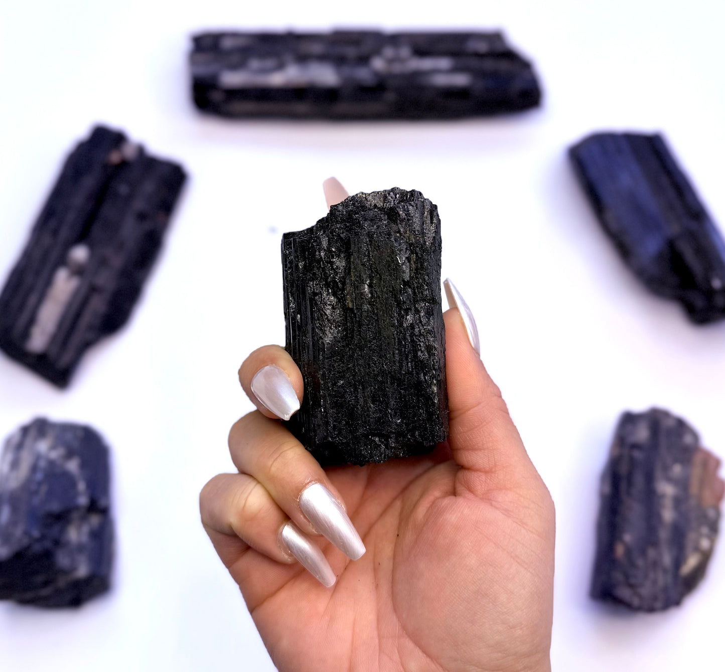 Black Tourmaline Raw 259g #6