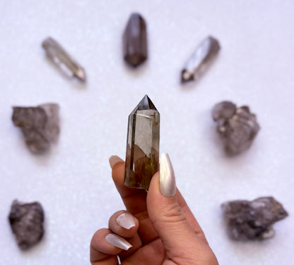 Smoky Quartz Point Generator Tower #1
