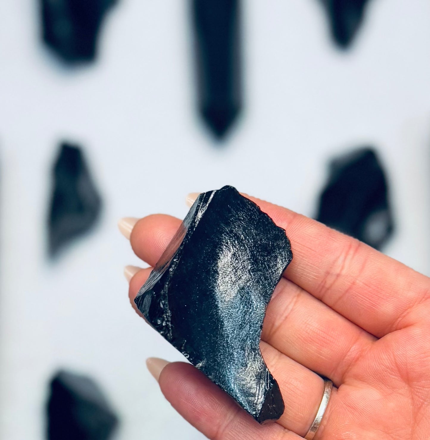 Black Obsidian Natural Raw Chunk #1