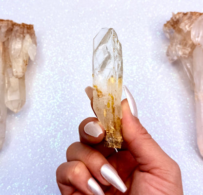 Himalayan Cathedral Clear Quartz Cluster “Halo” 40g