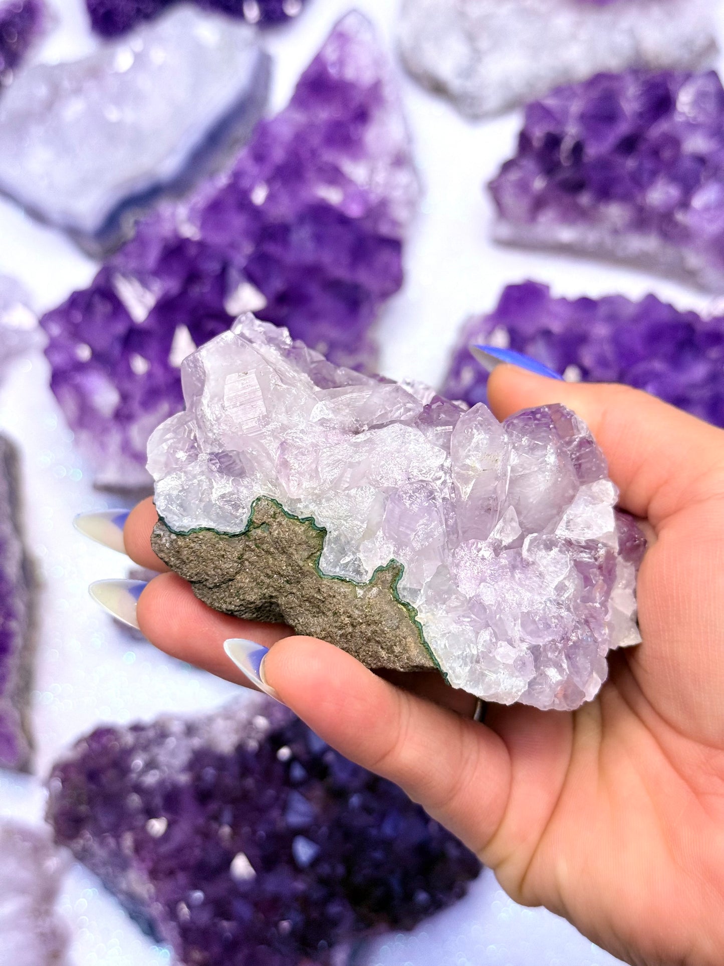 Amethyst Lavender Cluster ‘Astrid’ 287g