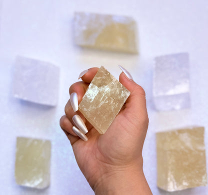 Orange Iceland Spar Honey Optical Calcite 125g #2