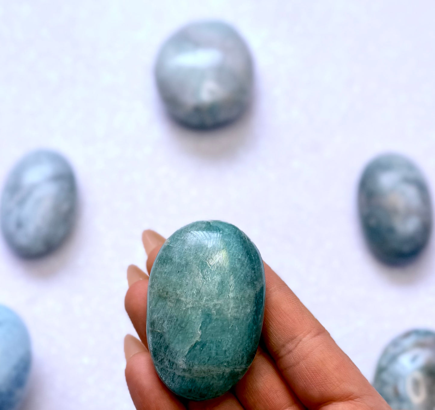 Amazonite Palm Stone #7