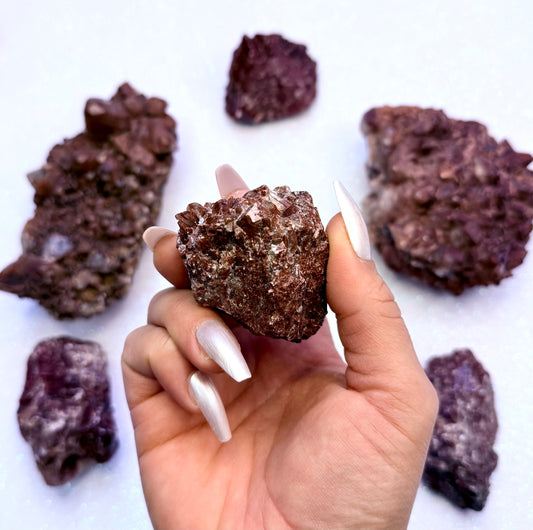 Red Calcite Raw From Mexico 88g #3