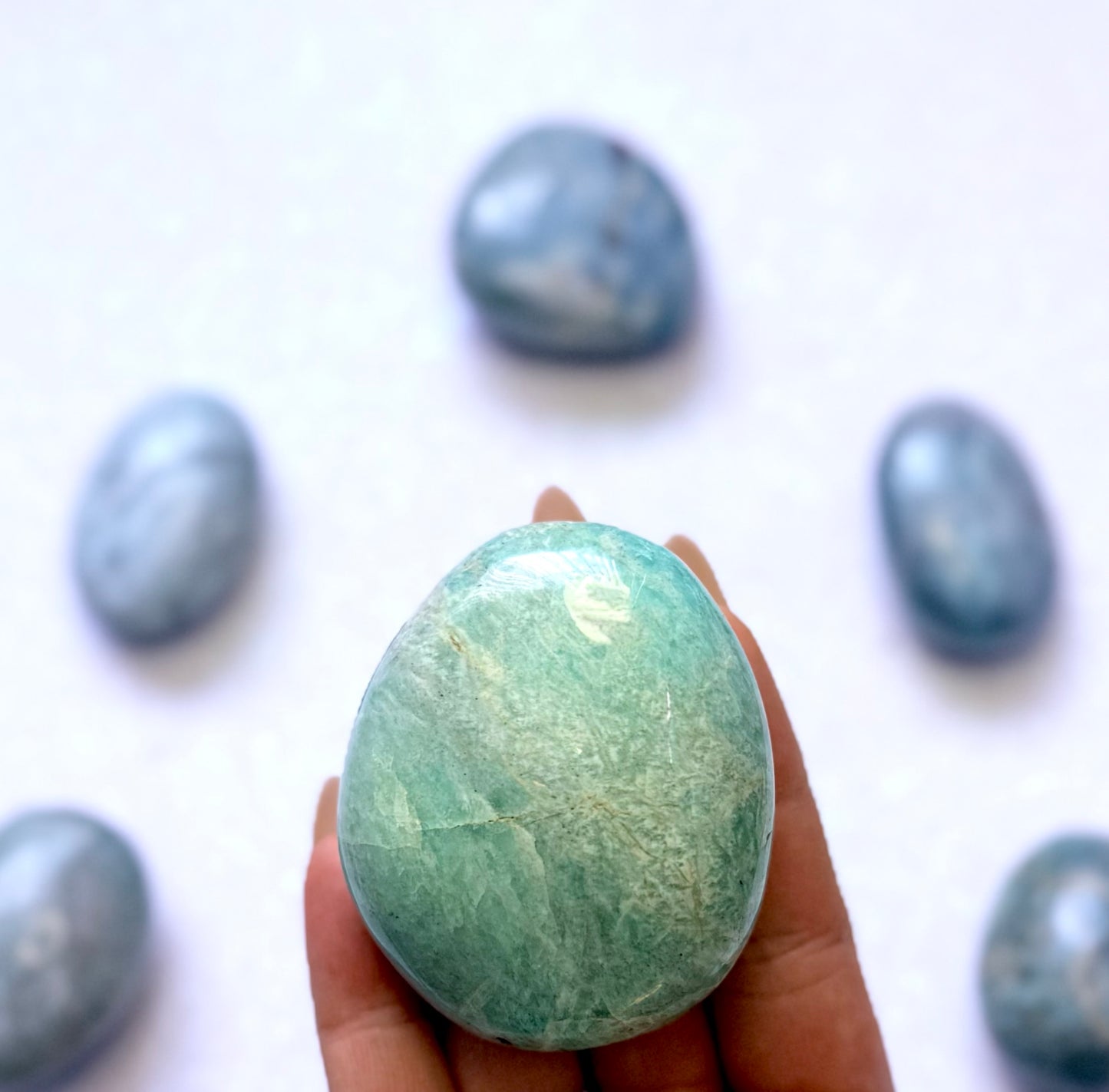 Amazonite Palm Stone #1