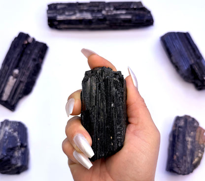 Black Tourmaline Raw 259g #6