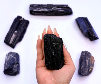 Black Tourmaline Raw 259g #6