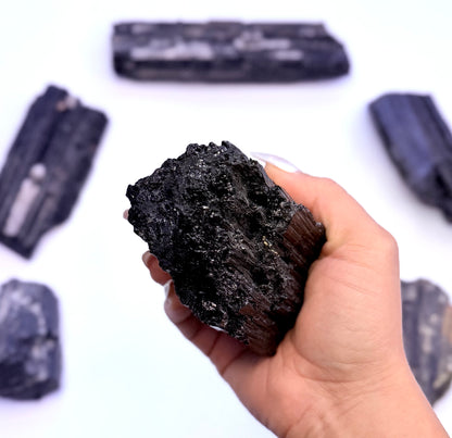 Black Tourmaline Raw 428g #3