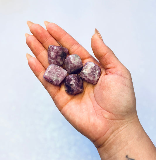 Lepidolite Tumble Stone Medium