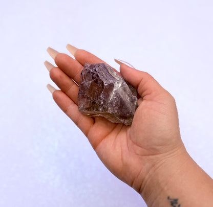 Smoky Quartz Natural Raw Crystal Chunk From Australia 100g #4