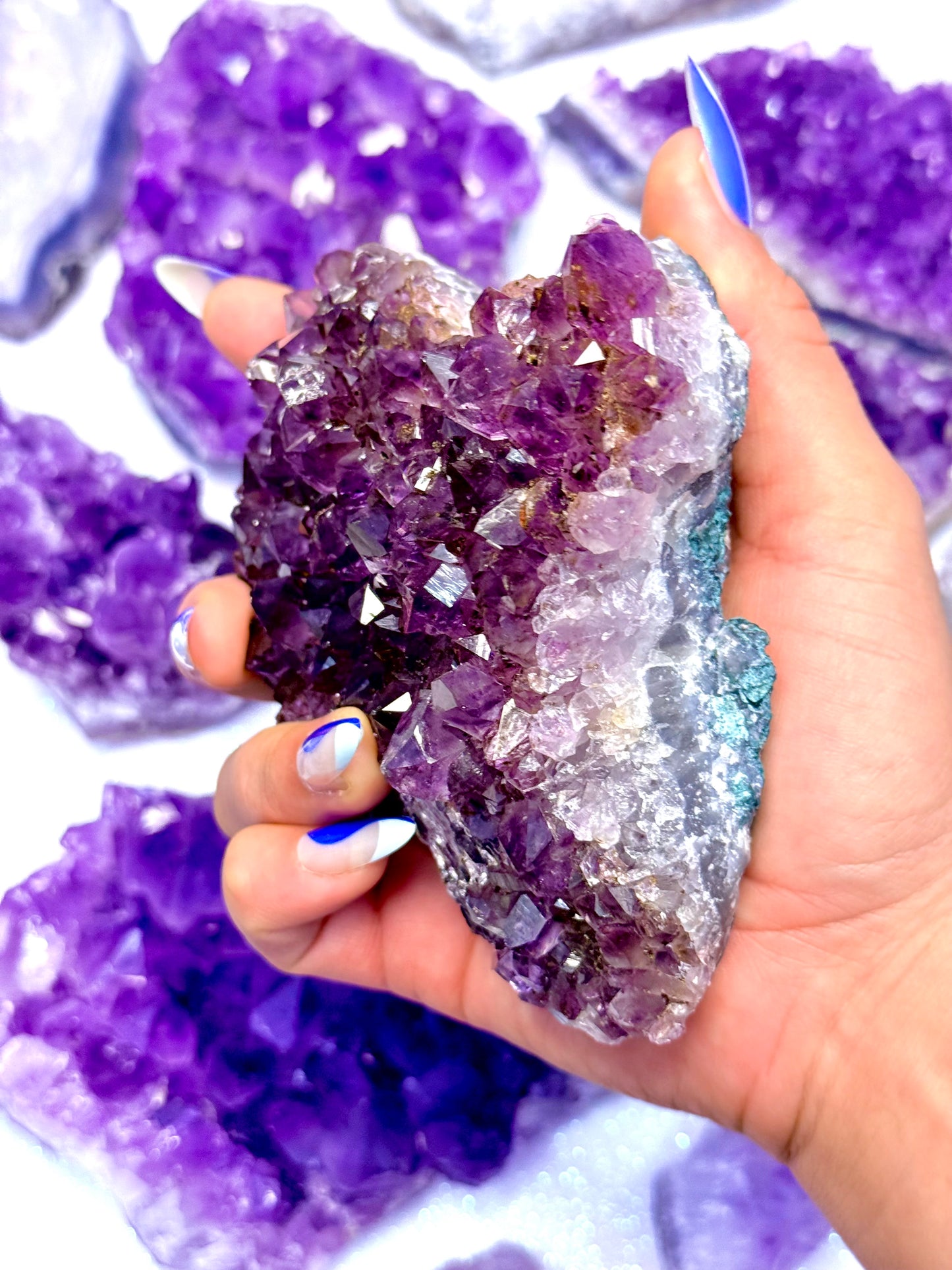 Amethyst Golden Healer Cluster 'Amanda' 0.568kg
