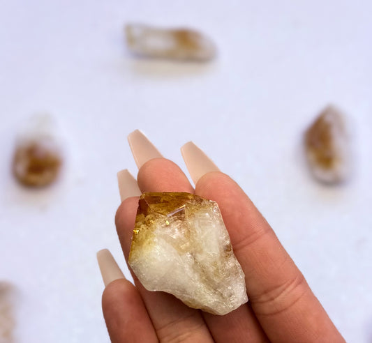 Citrine raw crystal for wealth prosperity abundance luck business entrepreneurs cashflow money  business owners