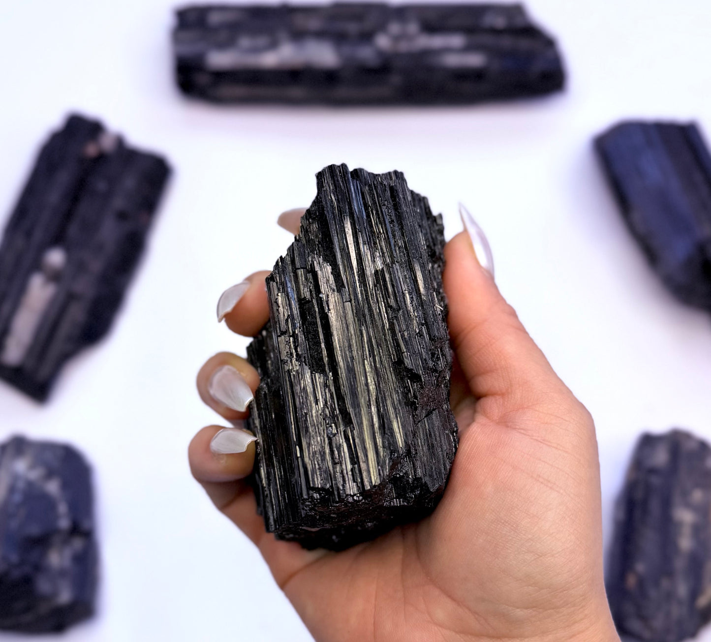 Black Tourmaline Raw 428g #3