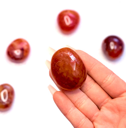 Carnelian Palm Stone #13 42g.