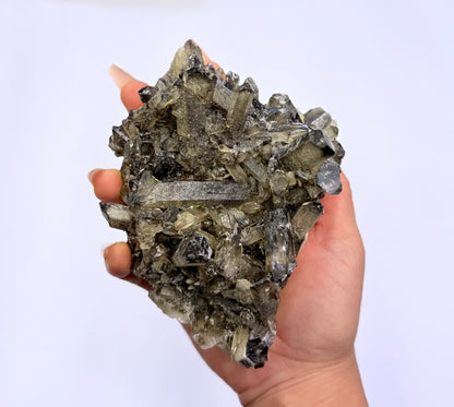 Smoky Quartz Irradiated Cluster 'Shannon' 650g