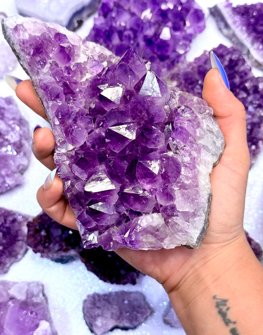 Amethyst Cluster From Brazil ‘Aija’ 0.772kg