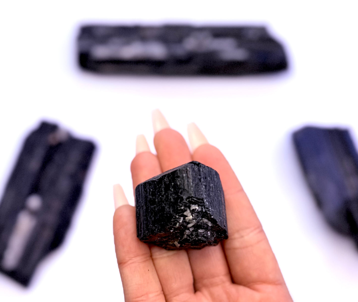 Black Tourmaline Raw 68g #16