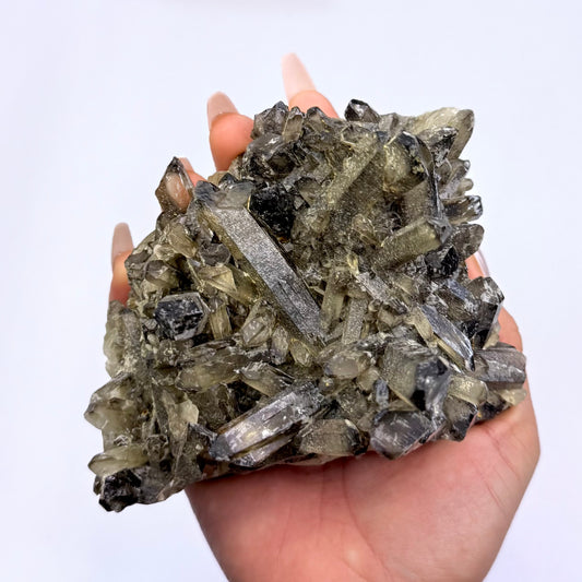 Smoky Quartz Irradiated Cluster From Brazil 'Shannon' 650g