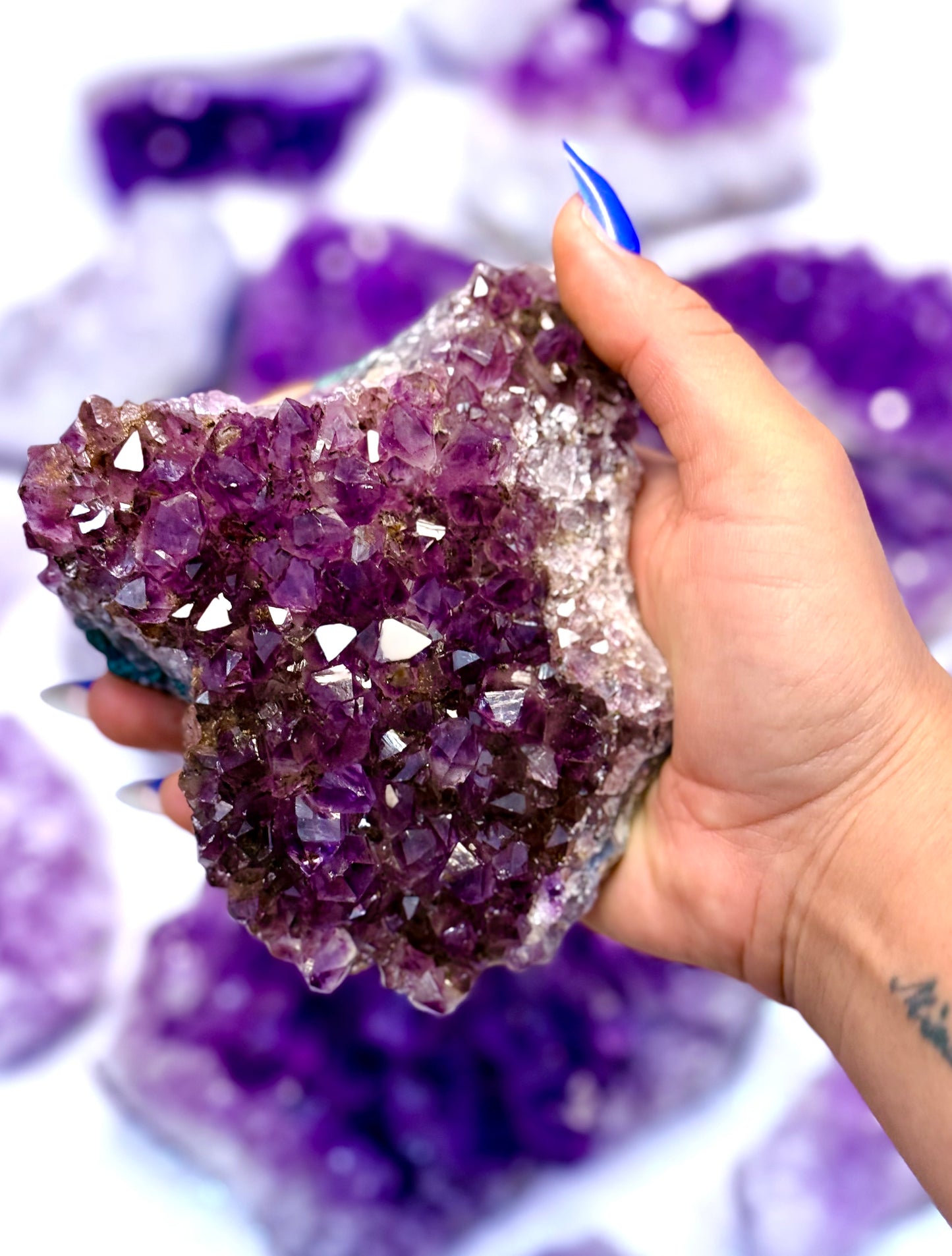 Amethyst Golden Healer Cluster 'Amanda' 0.568kg
