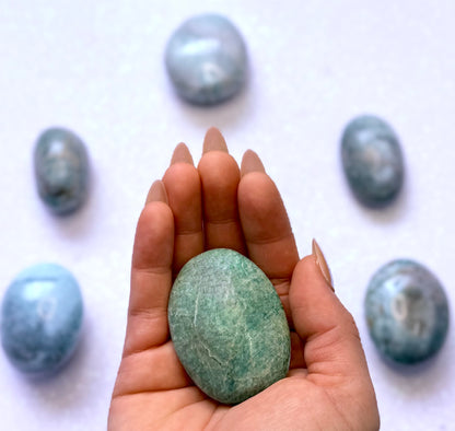 Amazonite Palm Stone #4