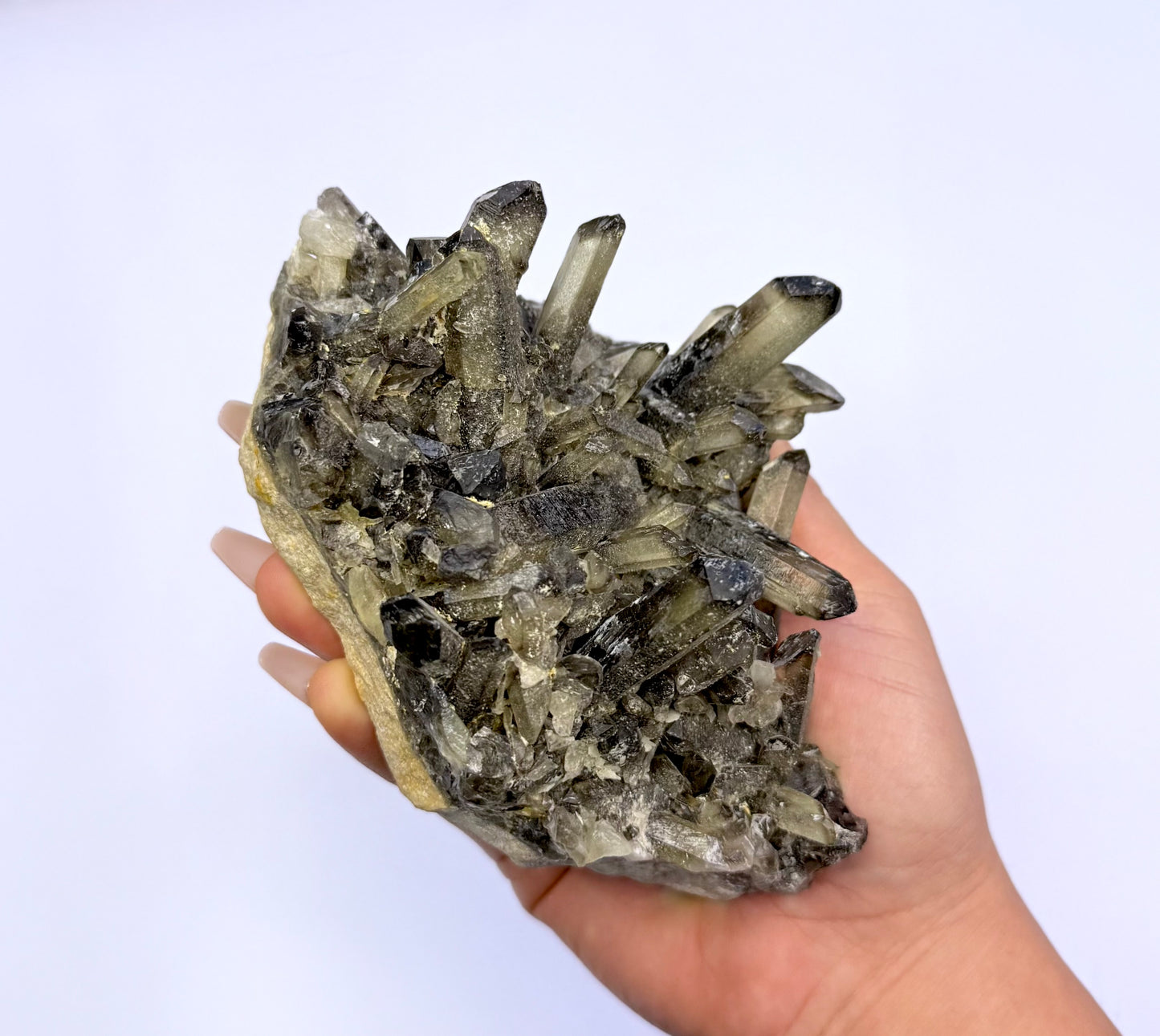 Smoky Quartz Irradiated Cluster 'Shannon' 650g