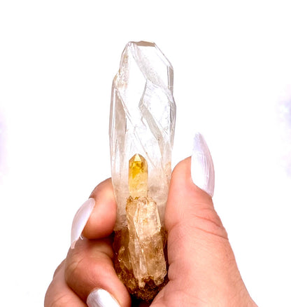Himalayan Cathedral Clear Quartz Cluster “Halo” 40g