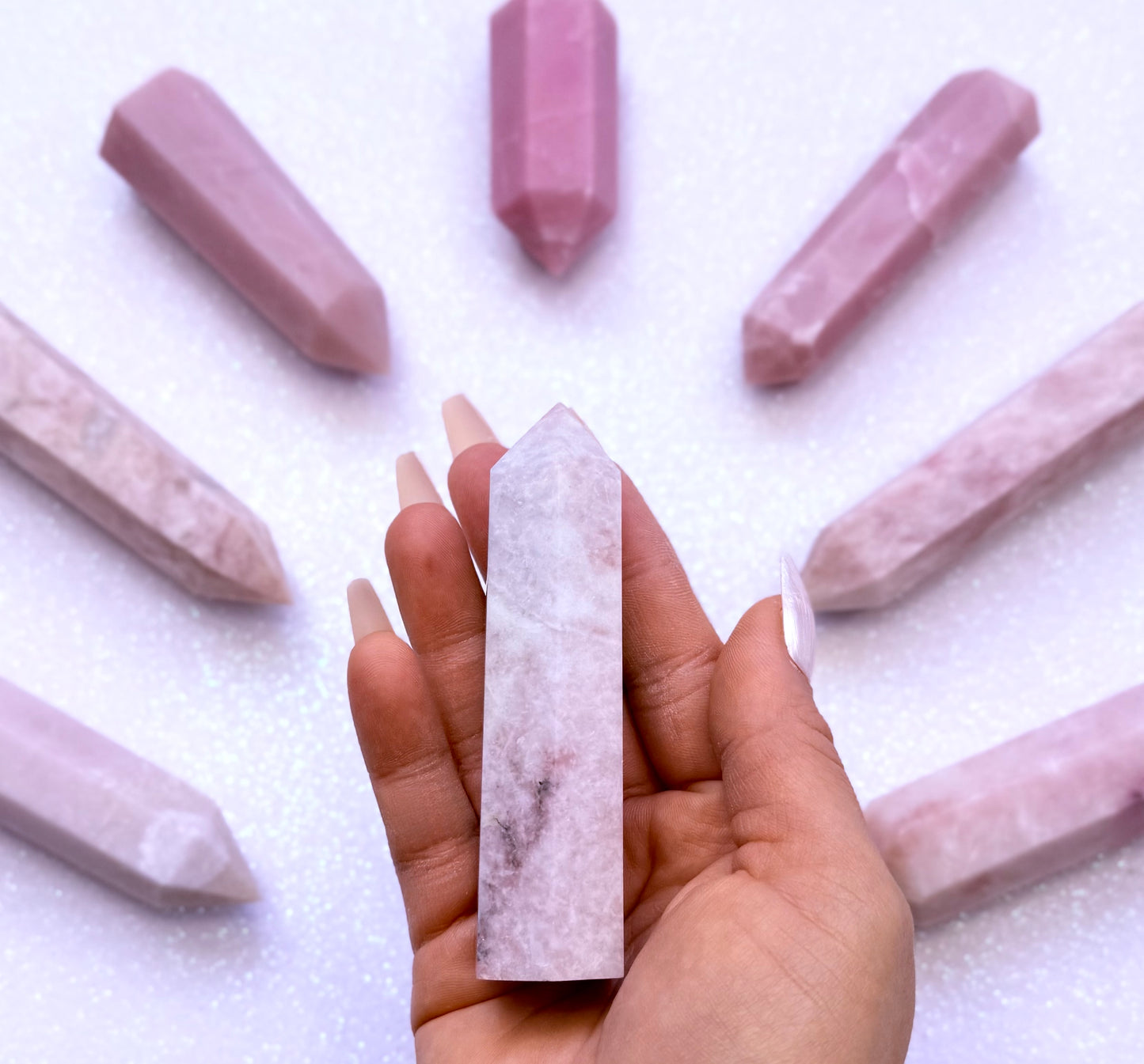 Peruvian Pink Opal Tower 117g #2