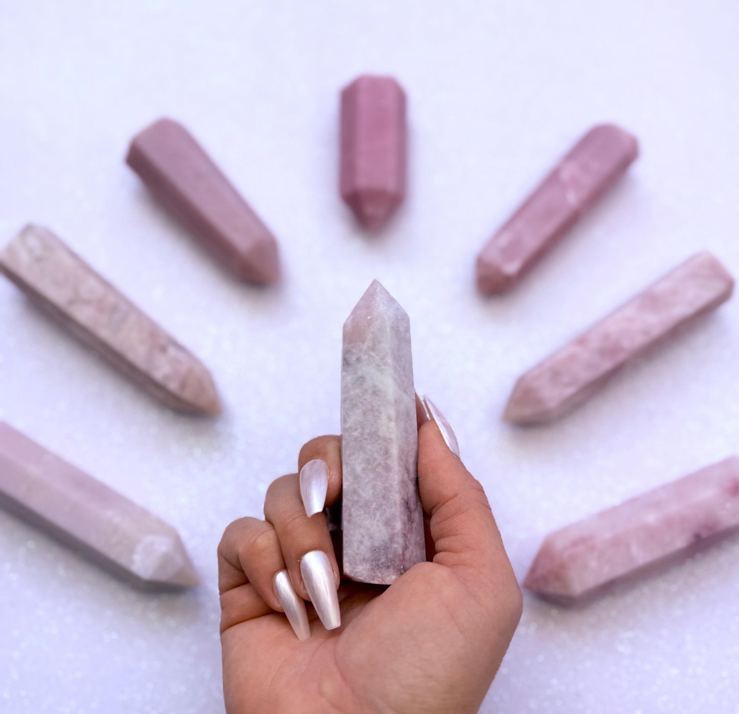 Peruvian Pink Opal Tower 117g #2