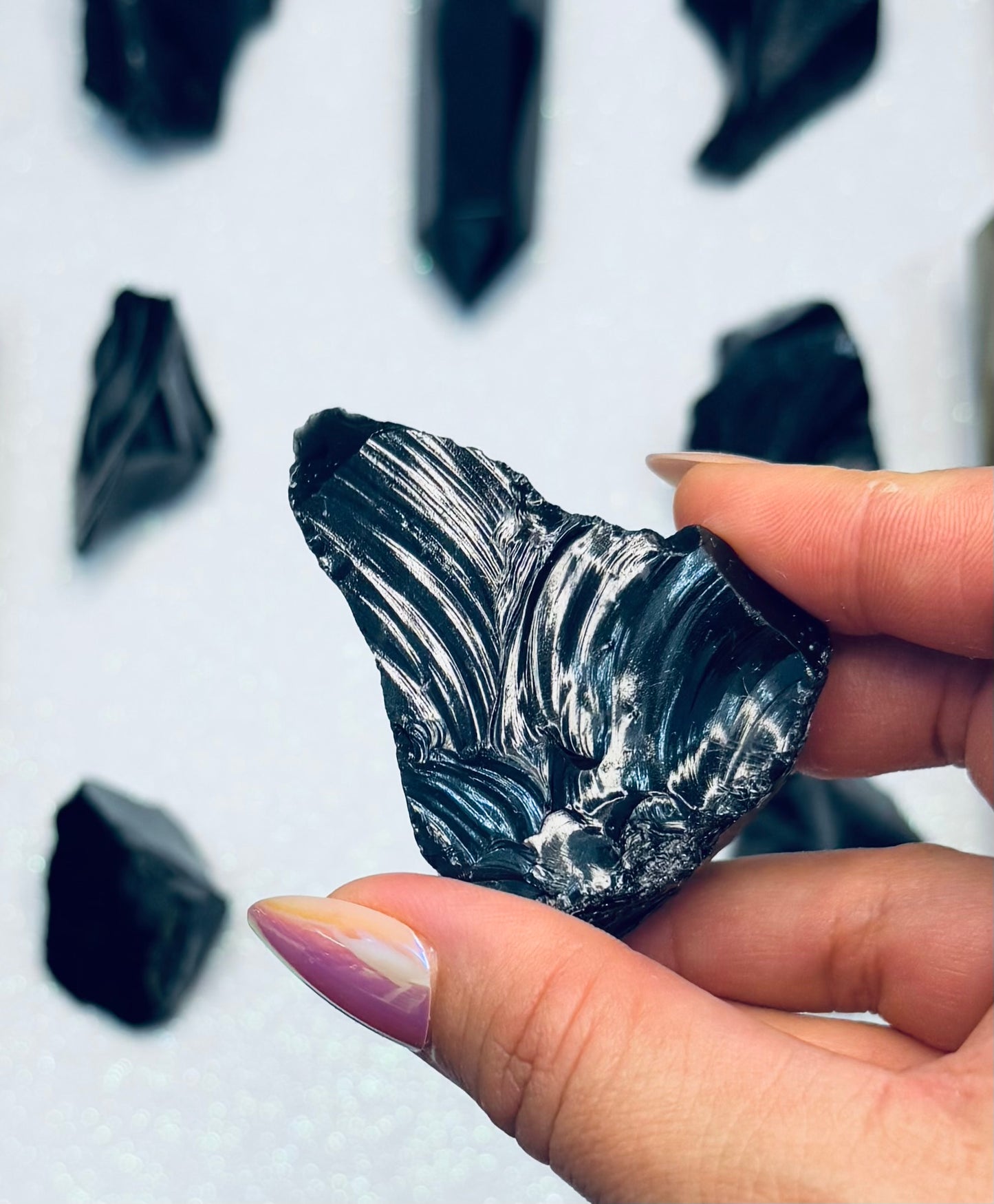 Black Obsidian Natural Raw Chunk #5
