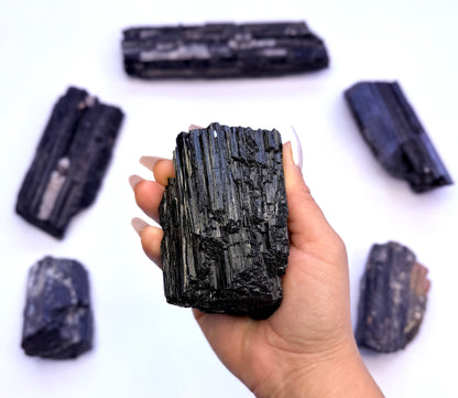 Black Tourmaline Raw 428g #3