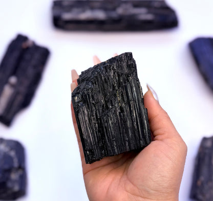 Black Tourmaline Raw 428g #3