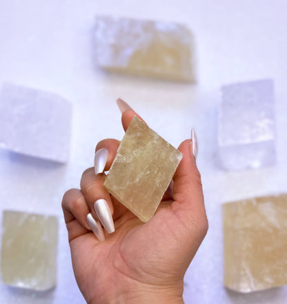 Orange Iceland Spar Honey Optical Calcite 125g #2