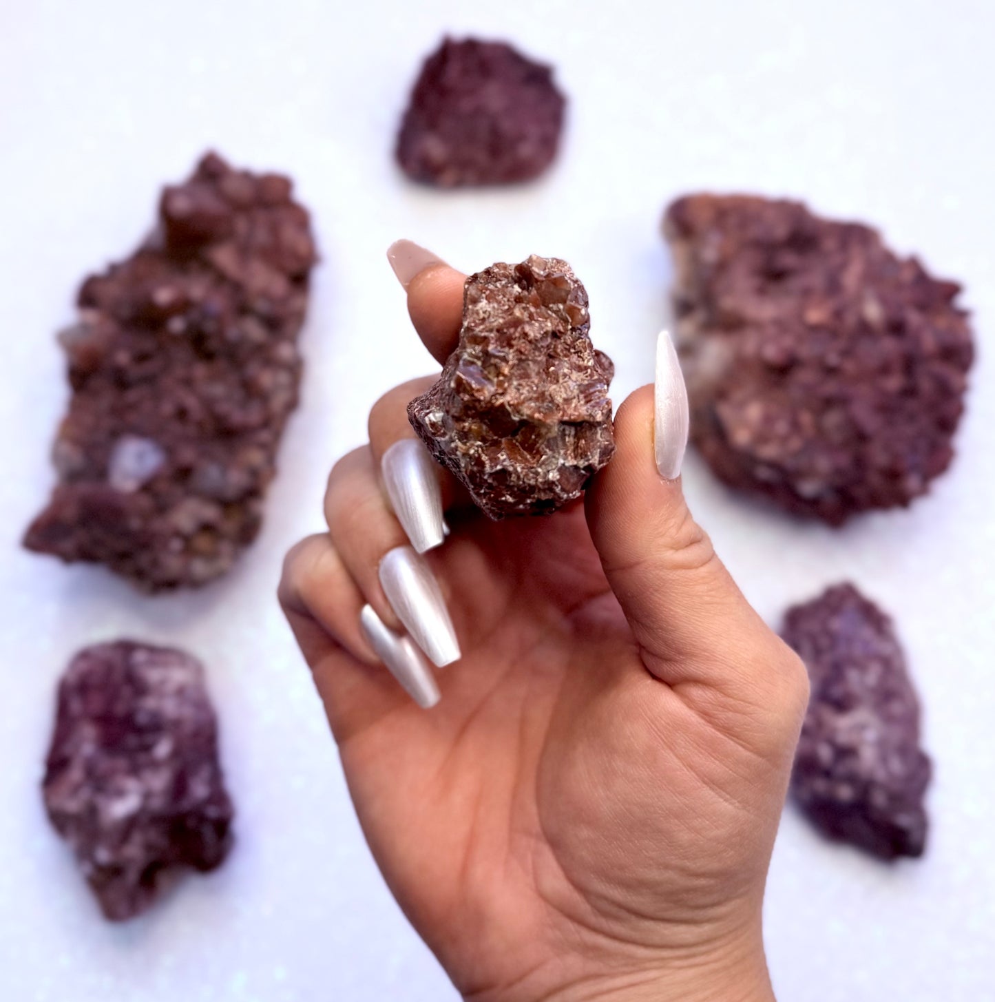 Red Calcite Raw From Mexico 88g #3
