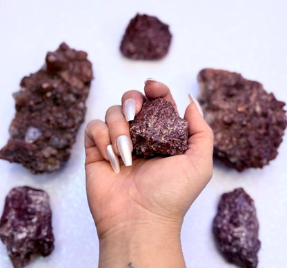 Red Calcite Raw From Mexico 88g #3