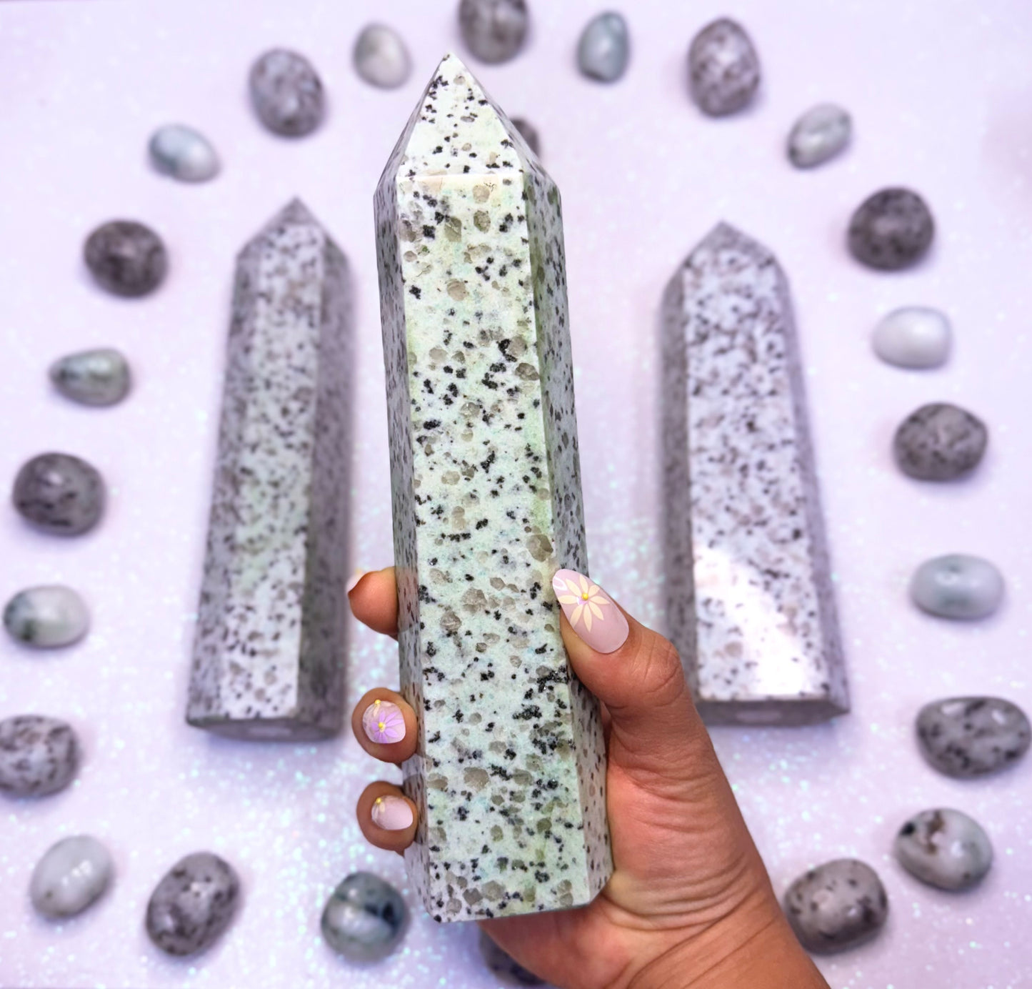 Kiwi Jasper Point Generator Crystal Tower 'Kenya' 0.767kg