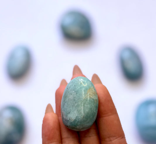 Amazonite Palm Stone #8