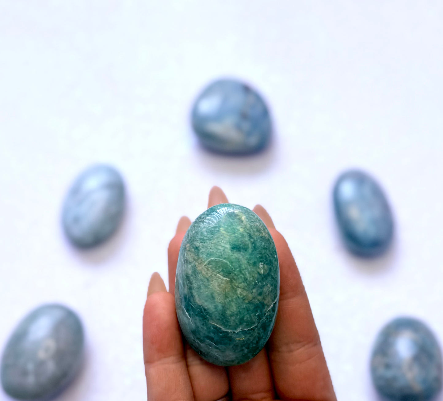 Amazonite Palm Stone #5