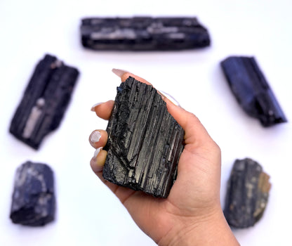 Black Tourmaline Raw 428g #3