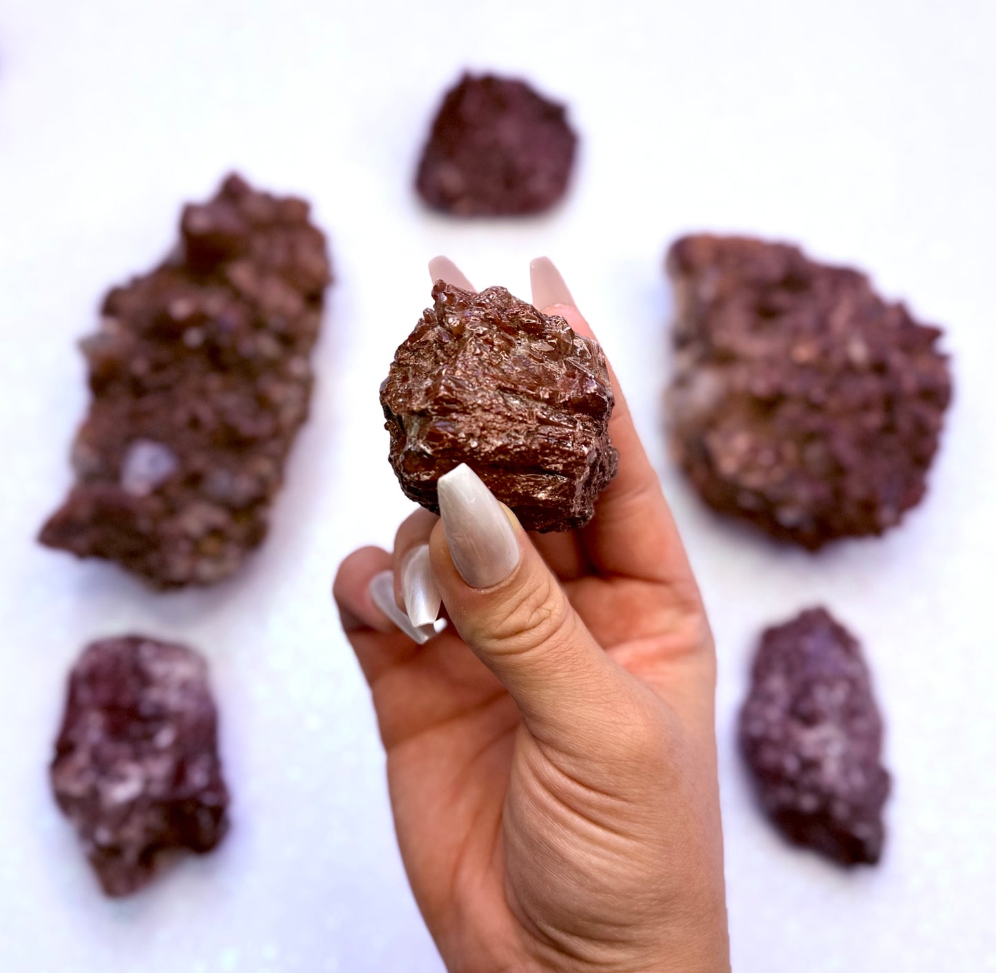 Red Calcite Raw From Mexico 88g #3
