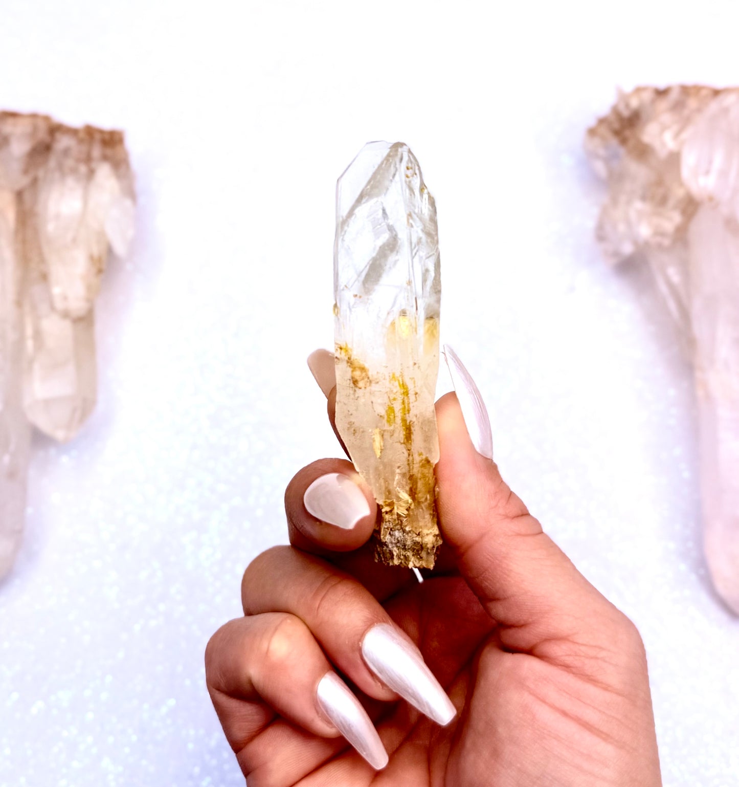 Himalayan Cathedral Clear Quartz Cluster “Halo” 40g