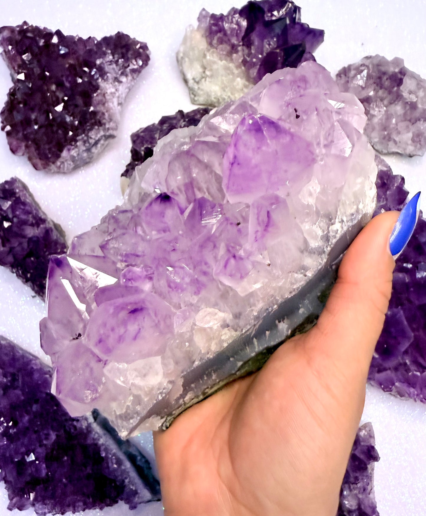 Amethyst Lavender Cluster ‘Azalea’ 1.133kg
