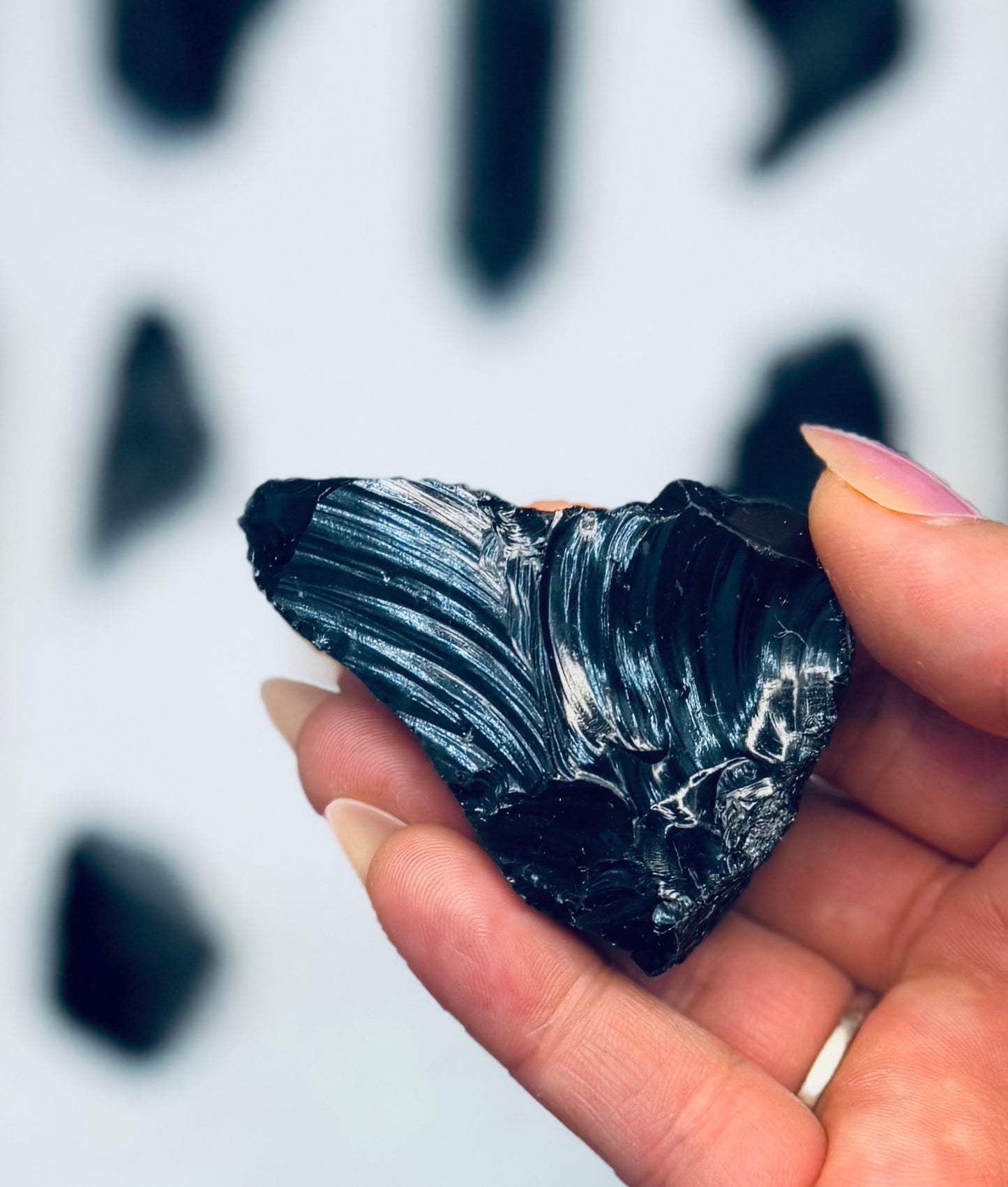 Black Obsidian Natural Raw Chunk #5