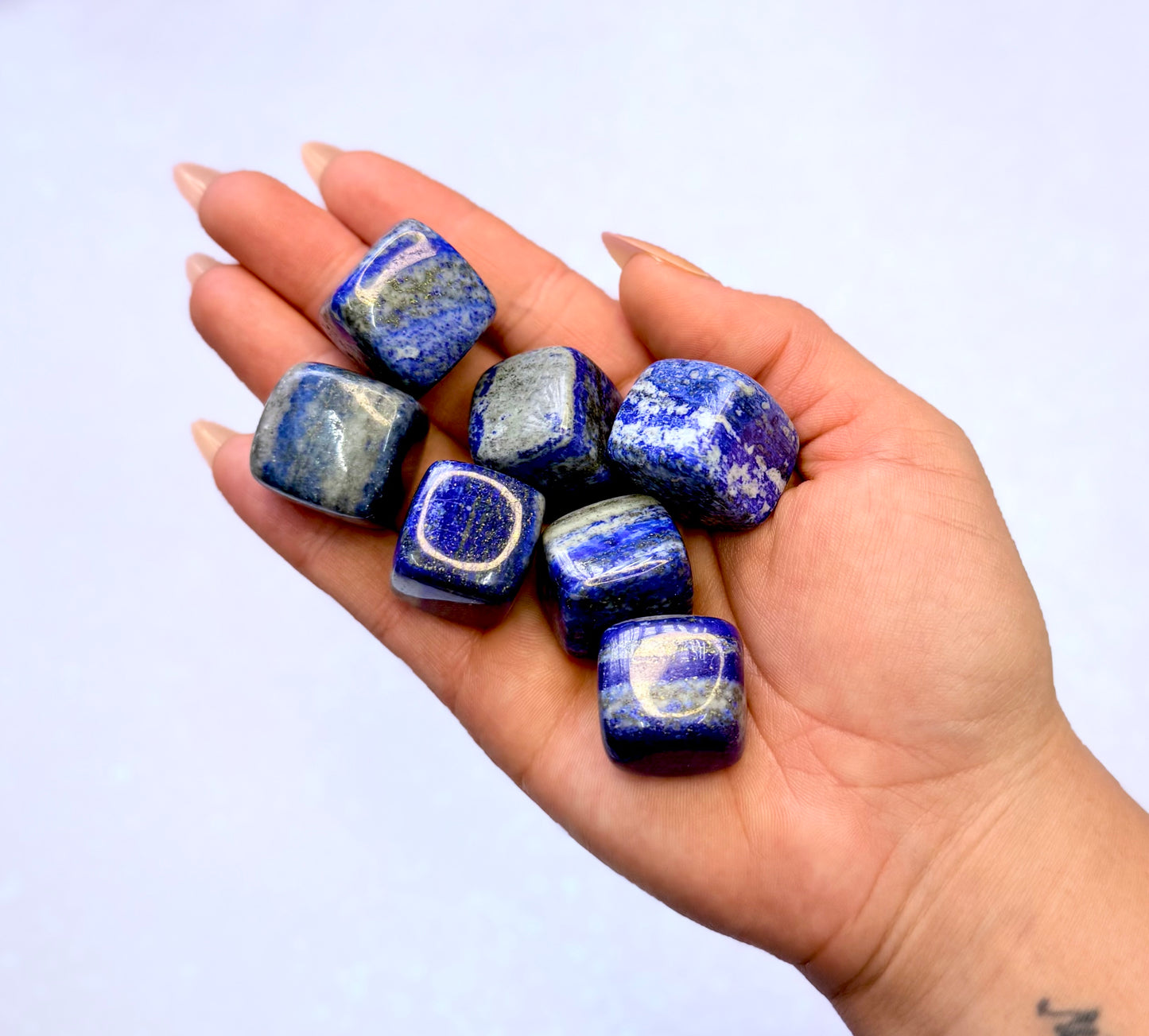 Lapis Lazuli Cube Tumble Stone Large