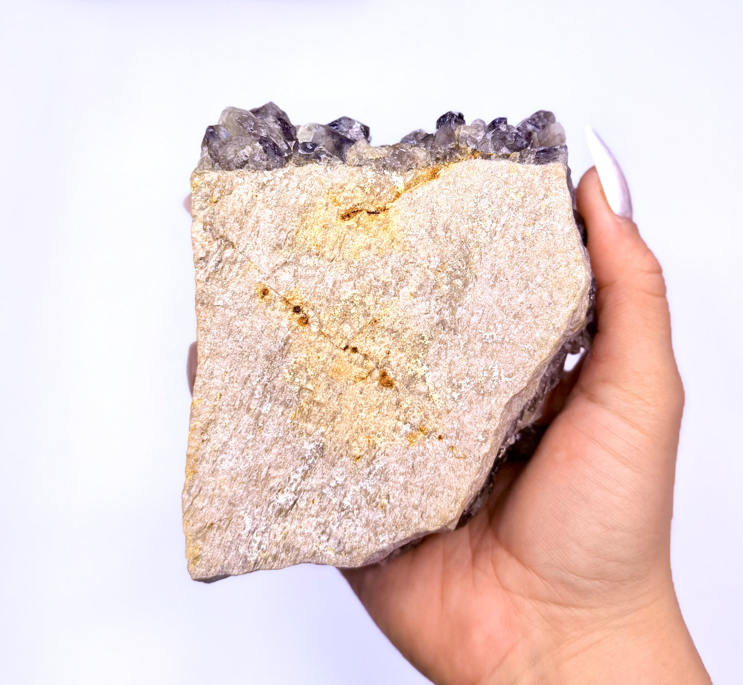 Smoky Quartz Irradiated Cluster 'Shannon' 650g