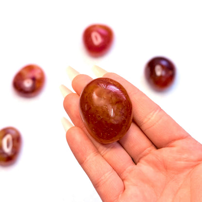 Carnelian Palm Stone #13 42g.