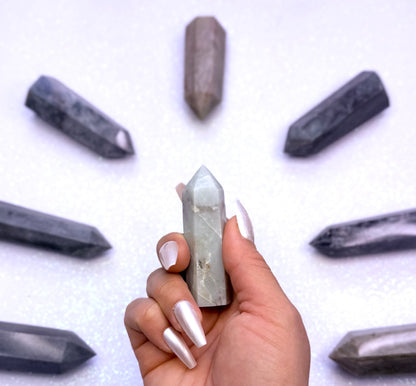 Pink Tourmaline Point Tower Generator #1
