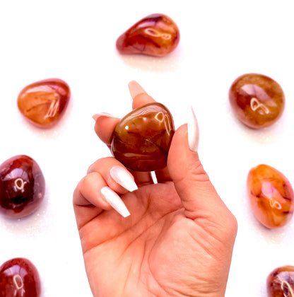 Carnelian Palm Stone #3 47g