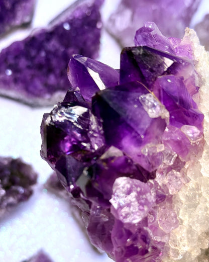 Amethyst Purple Cluster ‘Amelia’ 488g